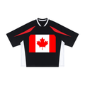 Canada tee —- Oversized Color Block V-Neck T-Shirt