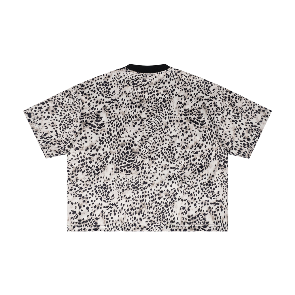 Leopard Print Boxy T-Shirt