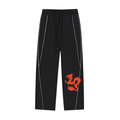 Yabujin //Striped Straight-Leg Sweatpants