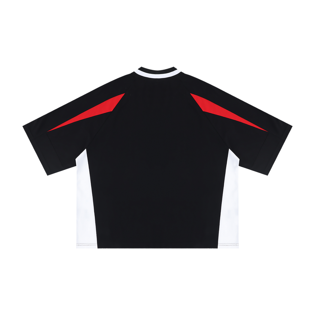 Canada tee —- Oversized Color Block V-Neck T-Shirt