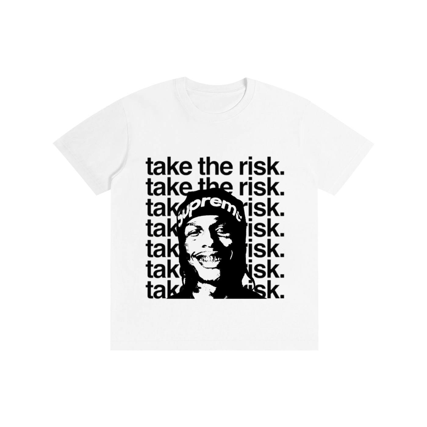 Take the risk cotton tee